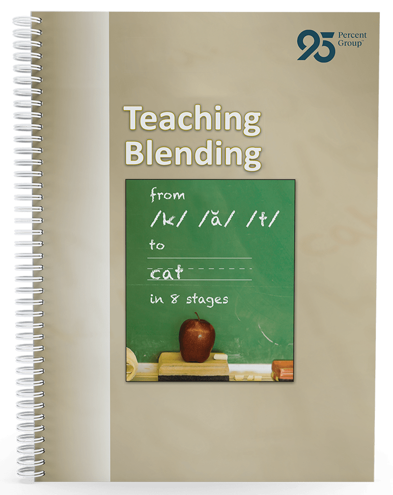 Book cover titled Teaching Blending.