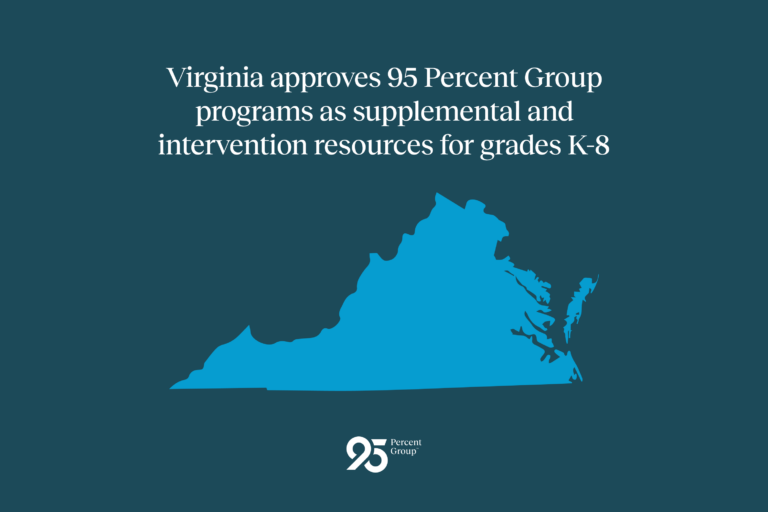 Virginia Department of Education Approves 95 Percent Group Resources as Supplemental and Intervention Programs for Grades K-8