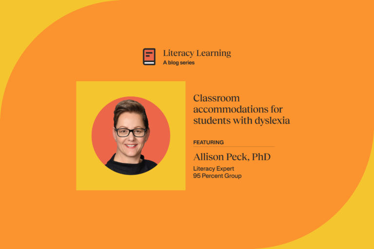 blog banner for classroom accommodations for dyslexia